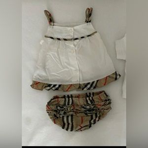 Beautiful baby girl Burberry outfit size 12 months only worn once